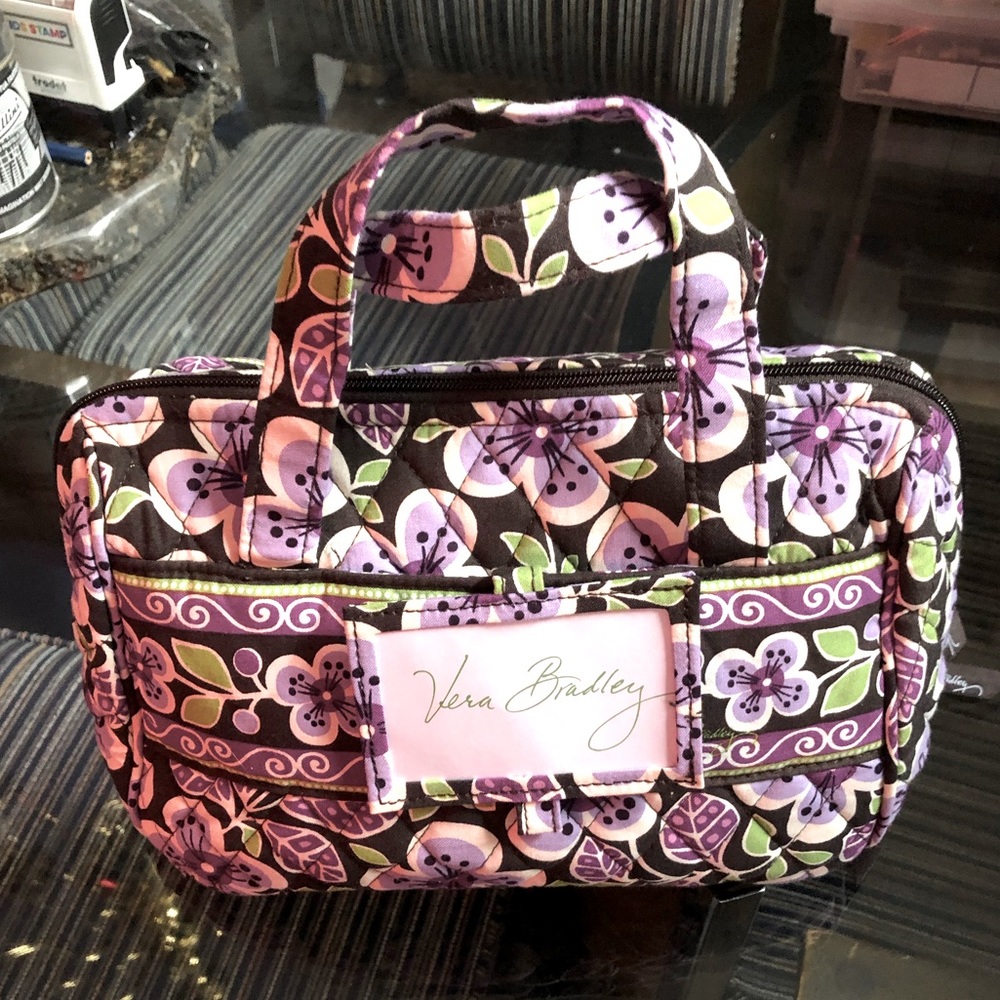 Vera Bradley cosmetic travel bag